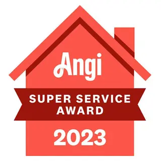 Angi Super Service Award 2023 badge